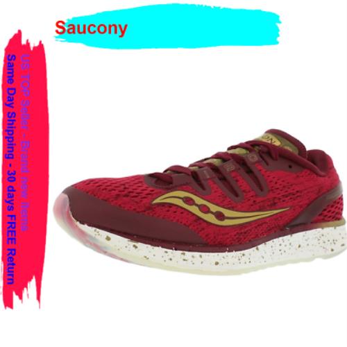 Saucony Women`s Freedom Iso Red 5 Athletic Shoes Size 6 M - Red