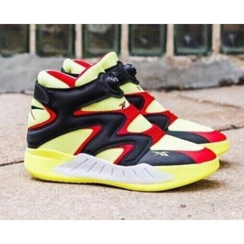 Reebok Instapump Fury Zone G55142 Yellow/red/black Men`s Basketball ...