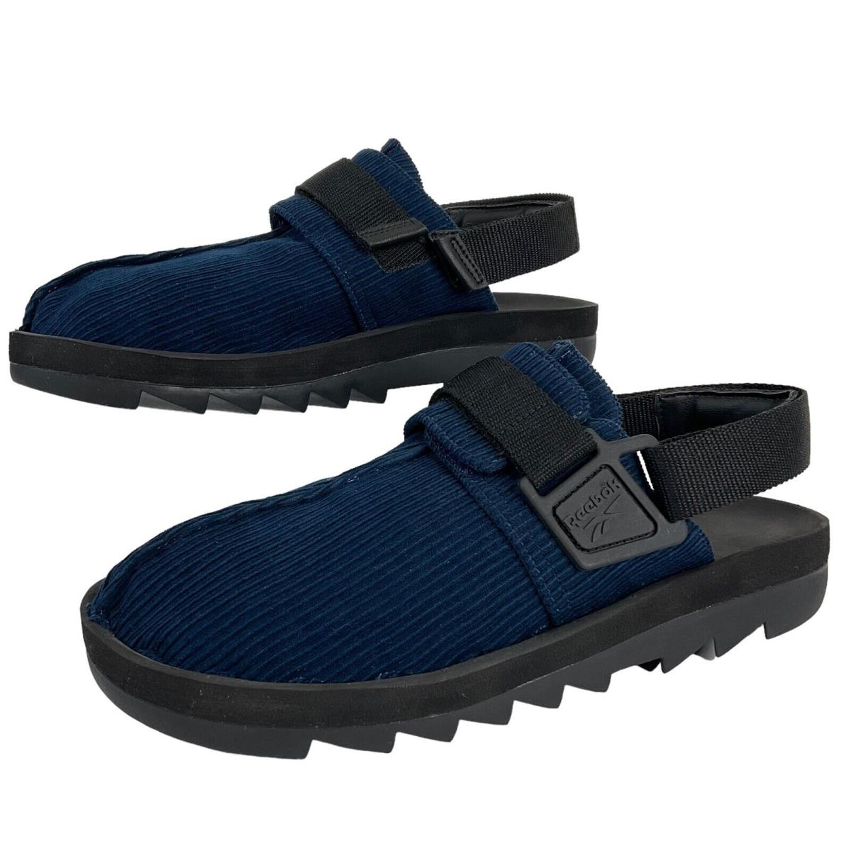 Reebok Shoes Mens Size 10 Casual Beatnik Comfort Sandals Blue Corduroy