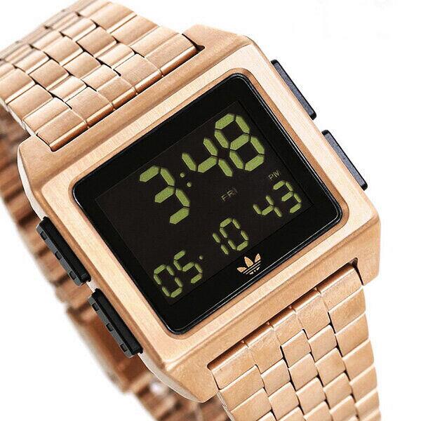 Adidas Archive M1 Watch Stainless Steel Rose Gold Black CJ6309 Z011098-00
