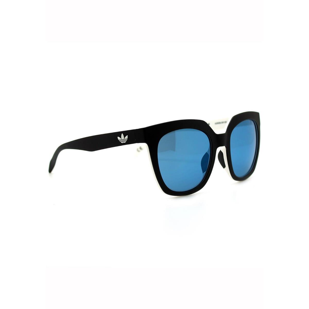 Adidas Oval Metal Series Sunglasses in Blue/black Cute