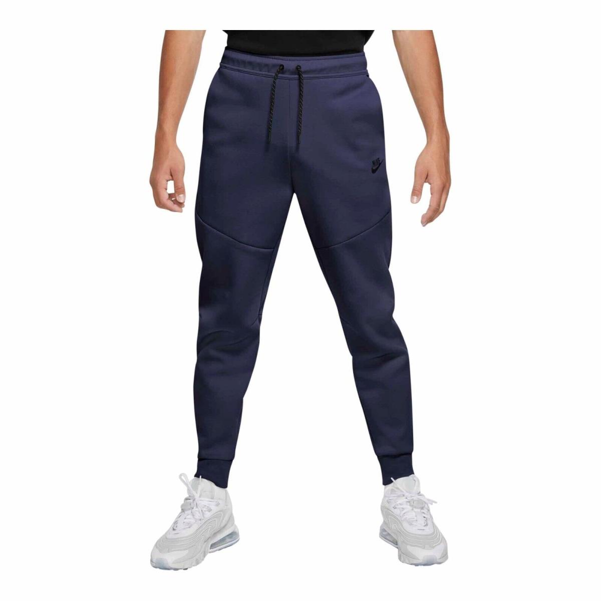 Nike Tech Fleece Pants Mens Joggers Sweatpants Navy Blue CU4495-410 Tapered XL
