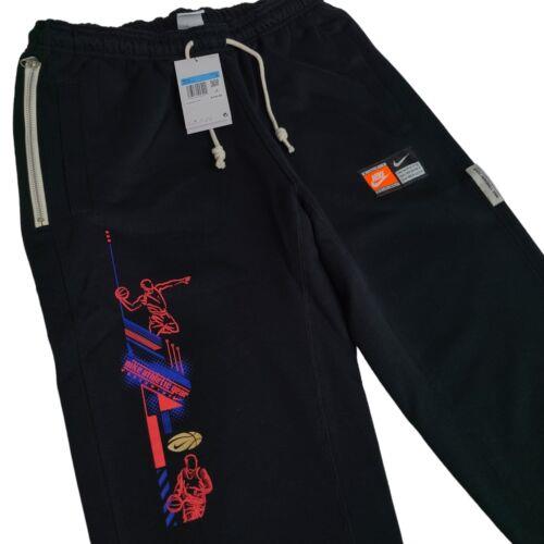 Nike Mens Medium Dri-fit Standard Issue Basketball Pants DV9633-010 Drawstring