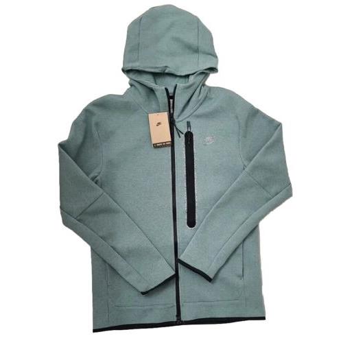 Size S Nike Sportswear Tech Fleece Hoodie Jacket Lime Ice Green 3M DR9150-361