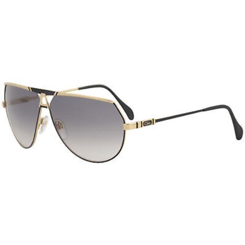 Cazal Legends Men`s 953 302SG Black/gold Retro Pilot Sunglasses 69mm