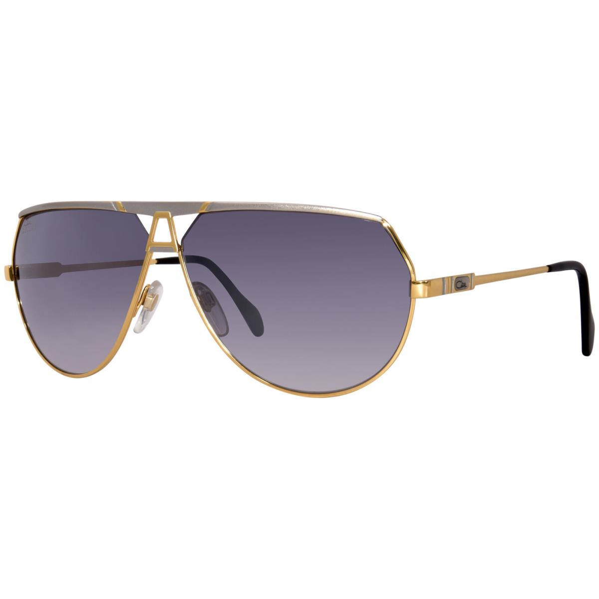 Cazal Legends 953 100 Limited Edition Sunglasses Mens 24KT Gold Plated/grey 69mm