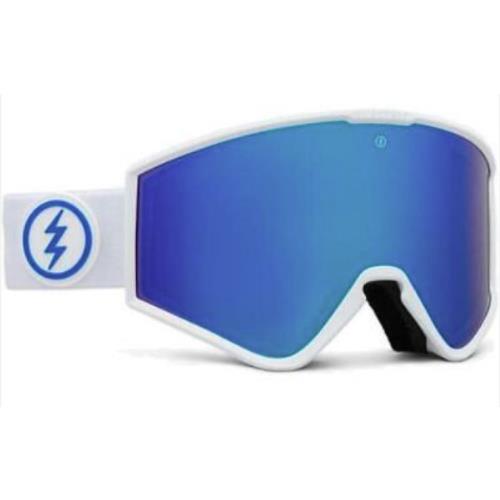 Electric Kleveland Snow Goggles-blue Camo-brose Blue Chrome Lens