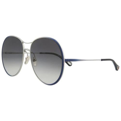 Chloé Chloe Women`s Sunglasses Gradient Grey Lens Metal Frame CH0016S-30009862001