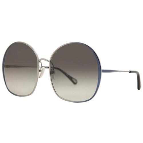 Chloé Chloe Women`s Sunglasses Gradient Grey Lens Blue Grey Frame CH0014S-30009807001