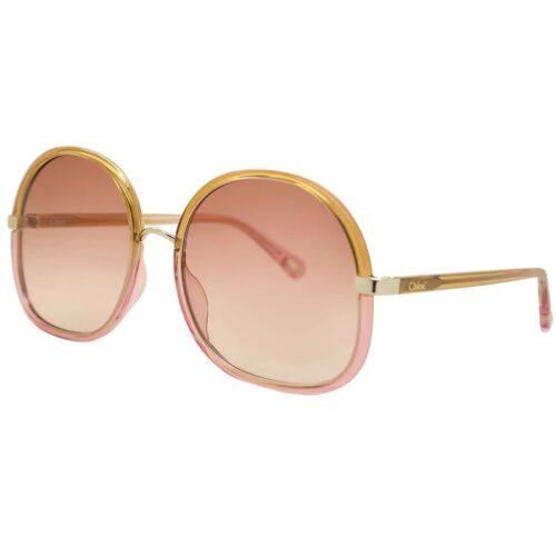Chloé Chloe Women`s Sunglasses Gradient Orange Lens Acetate Frame CH0029S-30009789002
