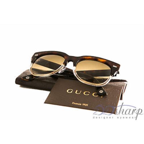 Gucci Eyeglasses-gg 3744S X9QED Havana