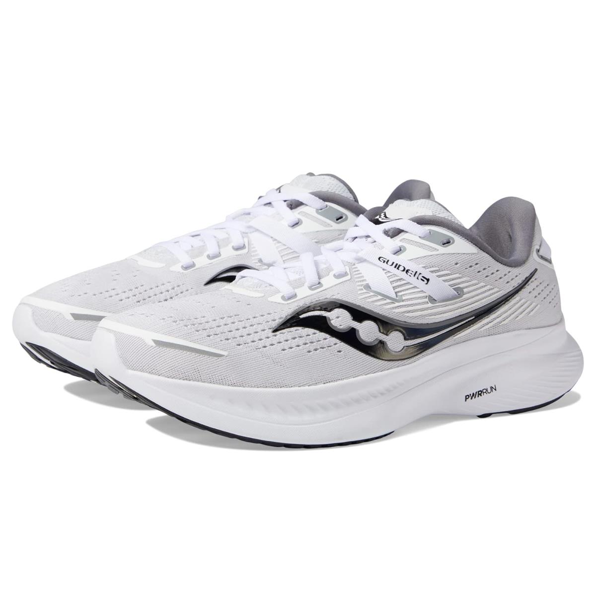 Woman`s Sneakers Athletic Shoes Saucony Guide 16 White/Black