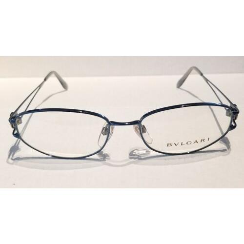 Bvlgari 218 169 53/17 130 RX Eyeglasses Optical Frames Blue Italy