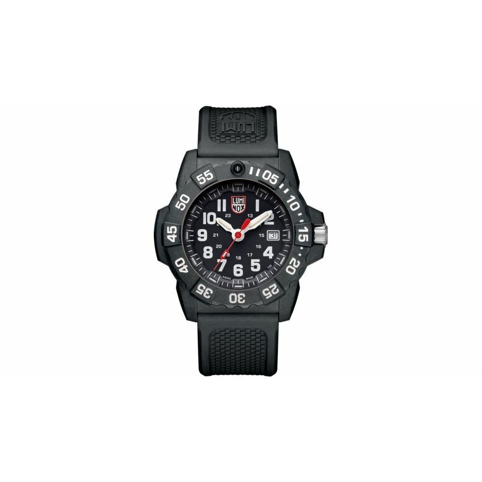 Luminox Navy Seal Black Dial Rubber Strap Men`s Watch XS.3501.F