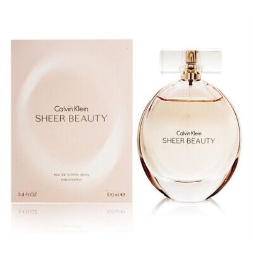 CK Sheer Beauty Calvin Klein 3.4 oz / 100 ml Edt Women Perfume Spray