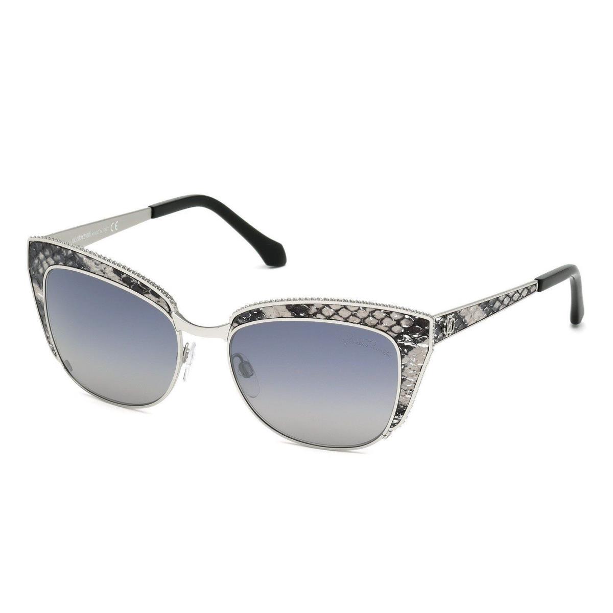 Roberto Cavalli Sunglasses RC 973S 16C Shiny Palladium / Gradient Smoke 54mm