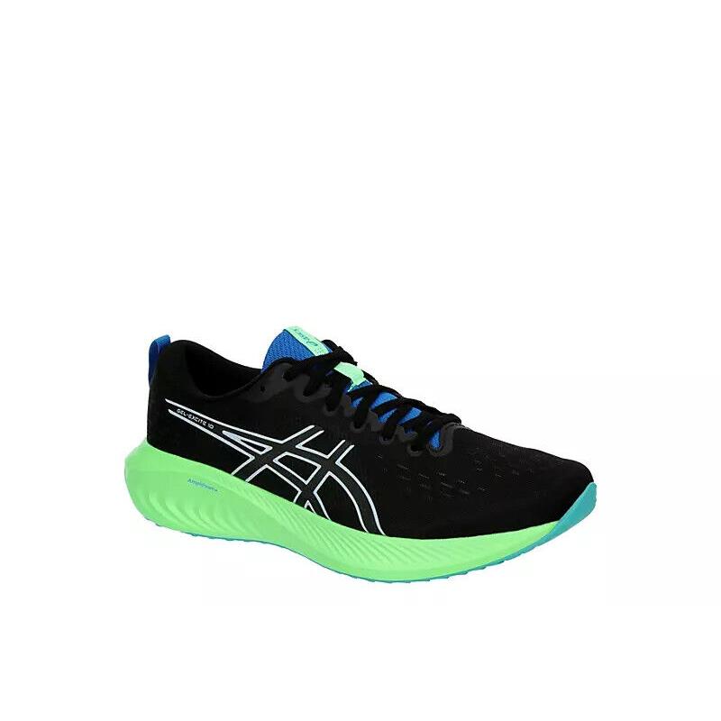 Asics Gel-excite 10 Amplifoam Men`s Athletic Running Gym Low Top Shoes Sneakers Black/Blue