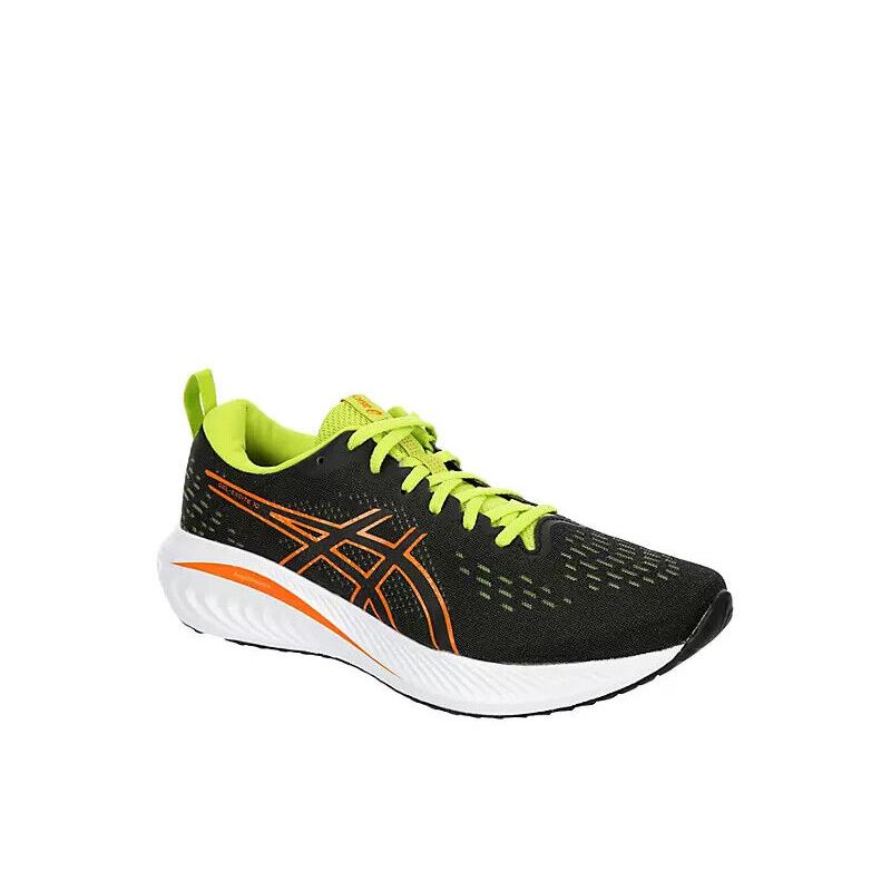 Asics Gel-excite 10 Amplifoam Men`s Athletic Running Gym Low Top Shoes Sneakers Black/Orange