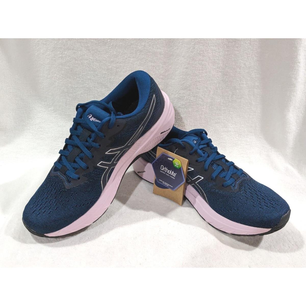 Asics Women`s GT-1000 11 Mako Blue/b-rose Running Shoes-asst Sz 1012B197-400