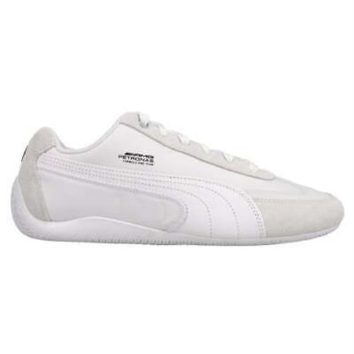 Puma Mapf1 Speedcat Lace Up Mens White Sneakers Casual Shoes 30679705 - White