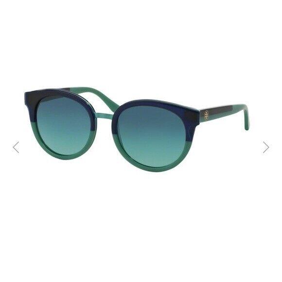 Tory Burch Sunglasses TY7062 1240/4S Blue Green Frames Blue Lens 53MM