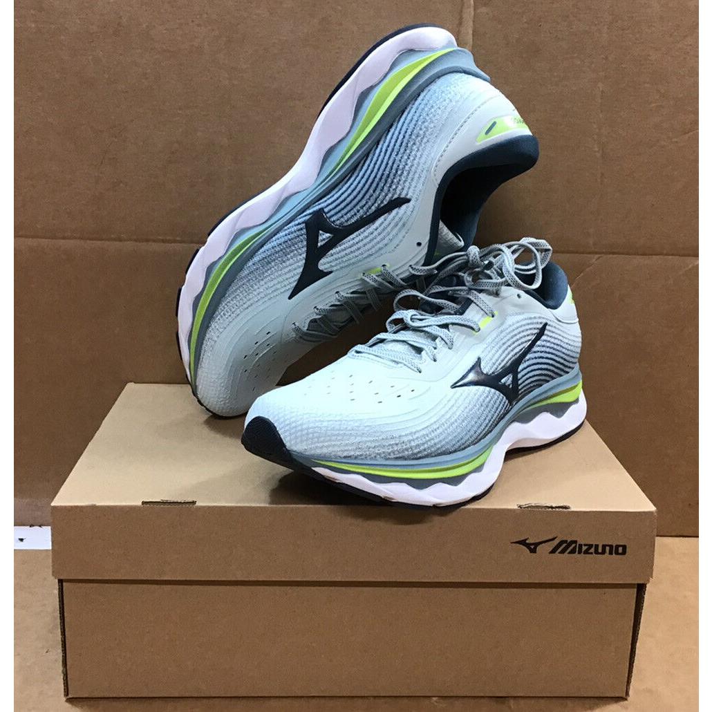 Mizuno Men`s Wave Sky 5 Misty Blue 5C5C Running Shoes