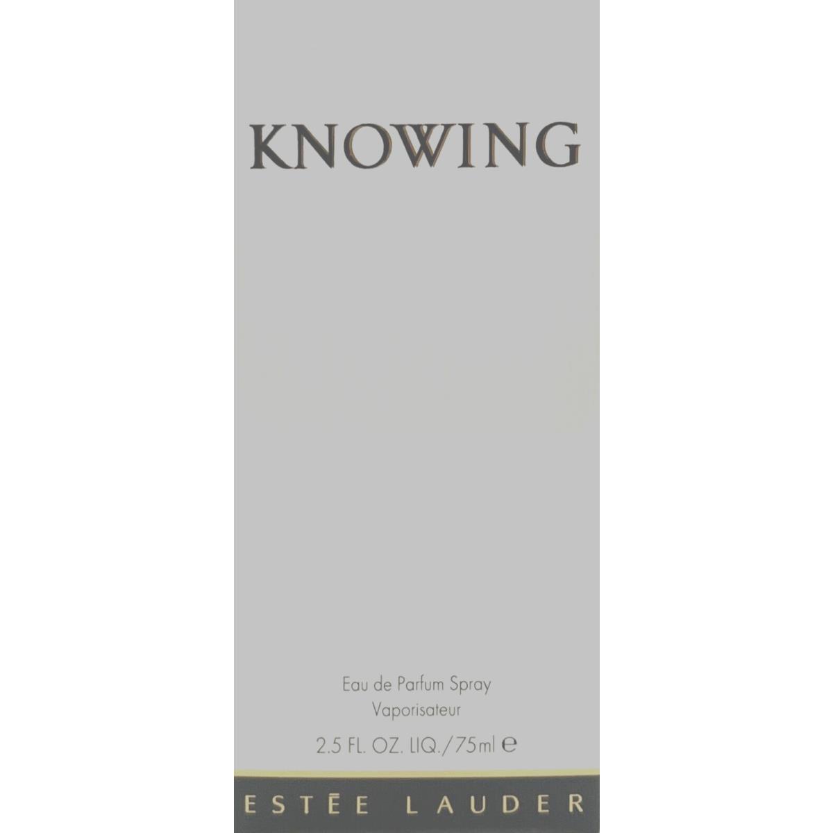 Estee Lauder Knowing Eau DE Parfum Spray For Women 2.5 Oz / 75 ml