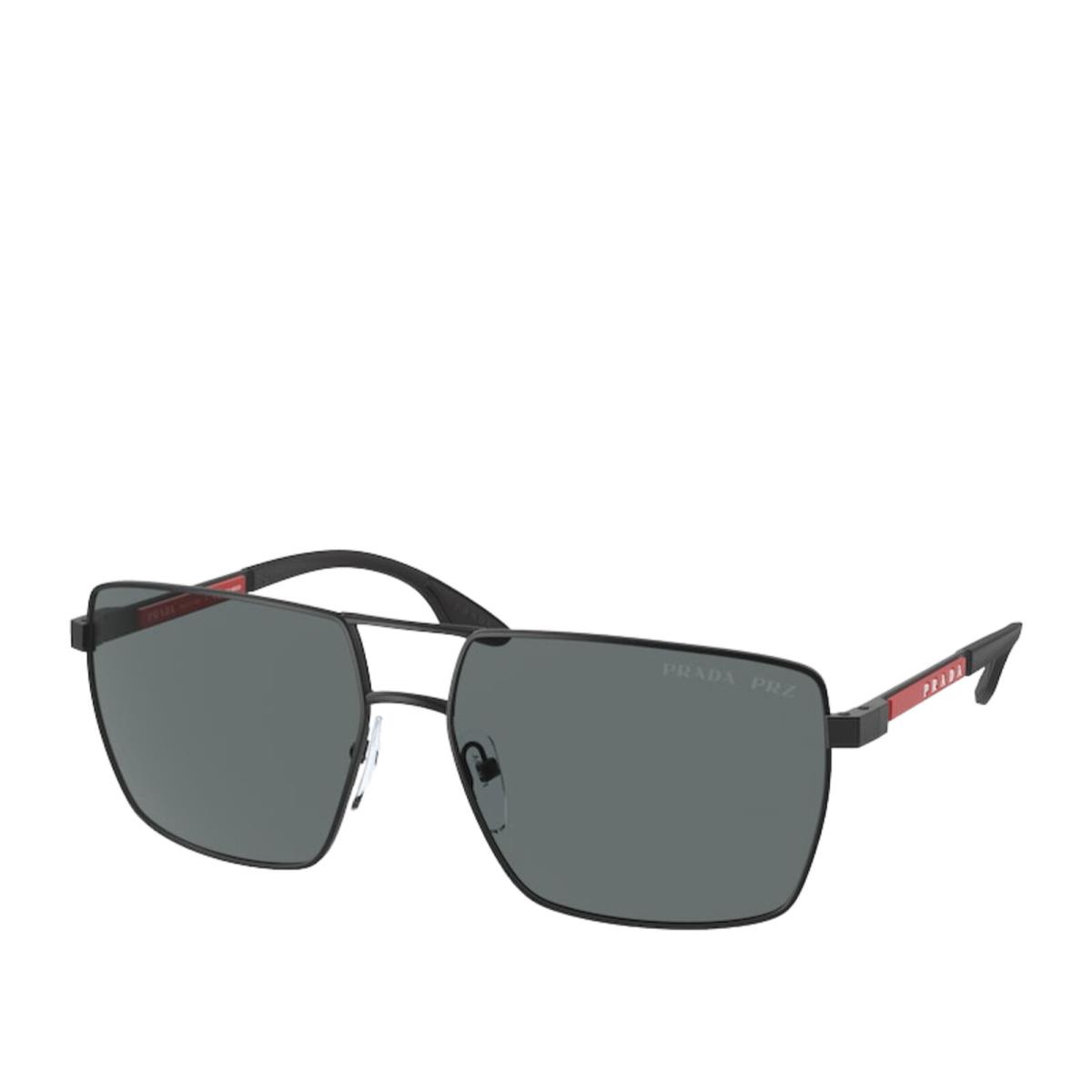 Prada Linea Rossa PS 50WS DG002G Black Rubber Polarized Sunglasses - Size 59-15