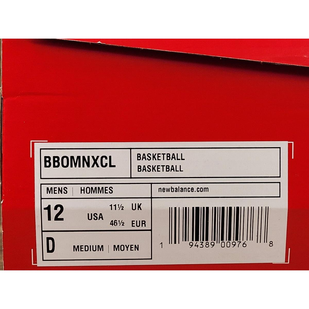 New Balance Men`s Kawhi Omn1s Clippers Basketball Shoes Red White Blue