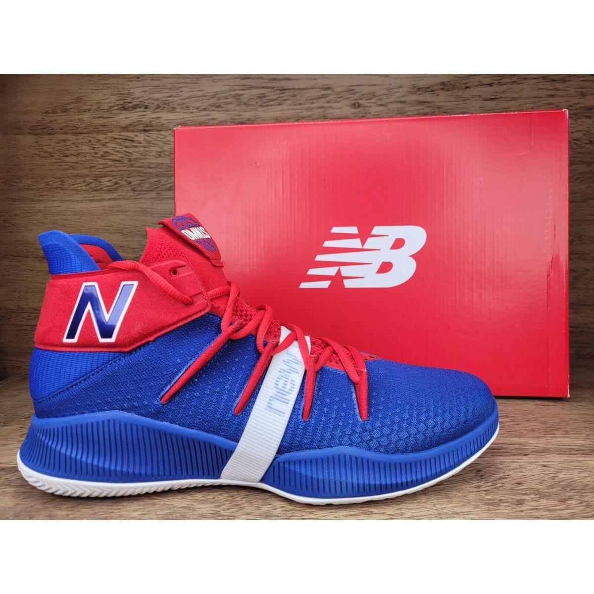New Balance Men`s Kawhi Omn1s Clippers Basketball Shoes Red White Blue