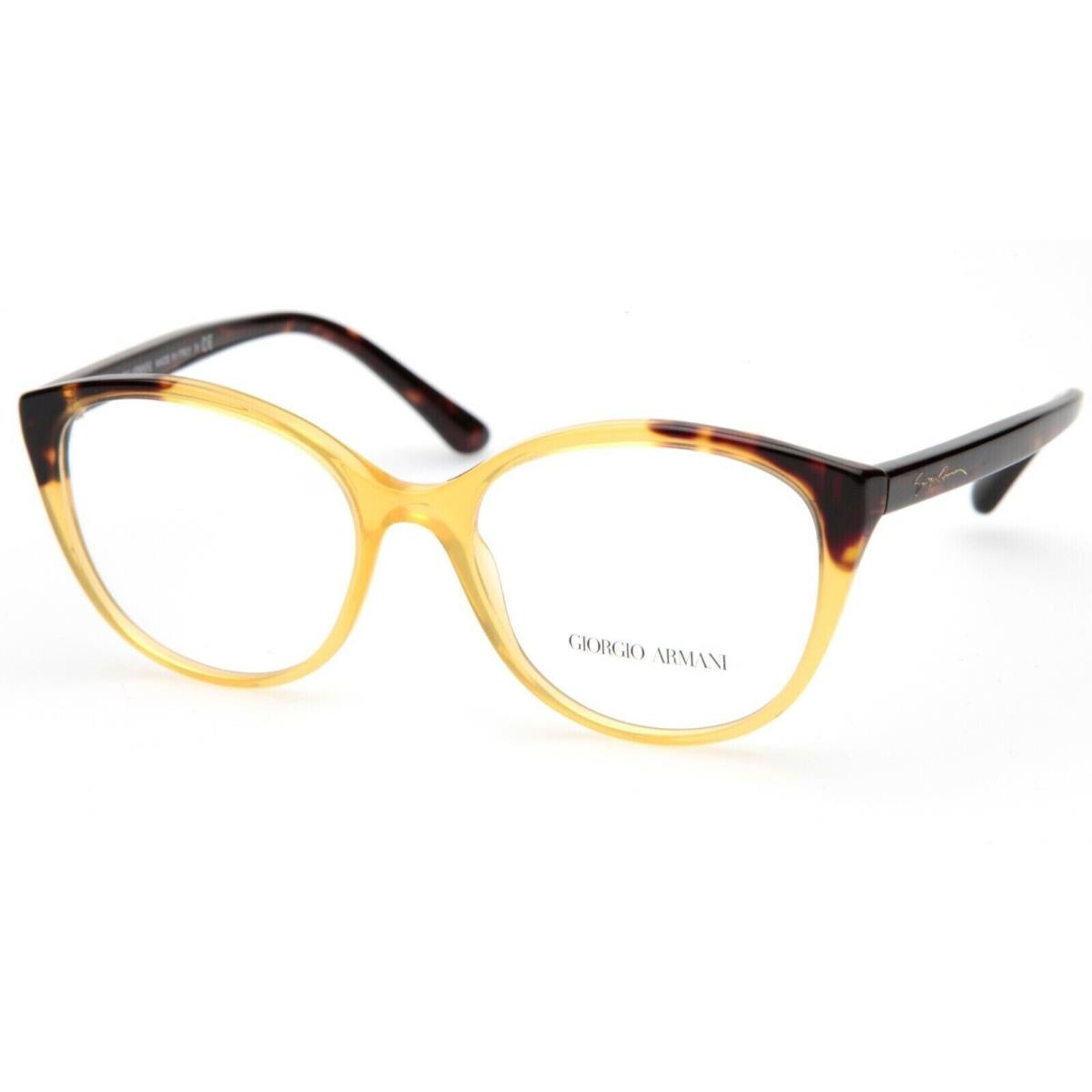 Giorgio Armani Eyeglasses AR7138 5582 Honey Havana Frame 52MM Rx-able