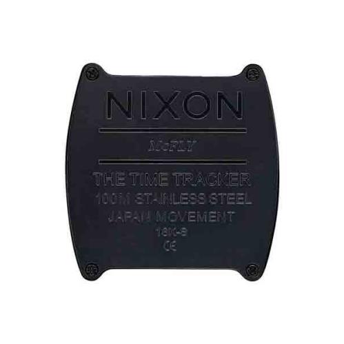 Nixon Time Tracker All Black Watch 37mm Water Resistant A1245 1041