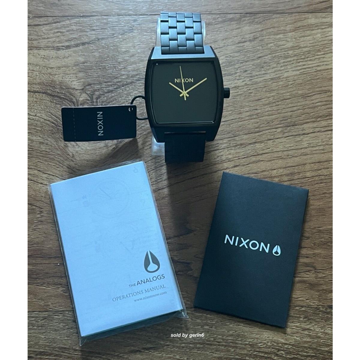 Nixon time best sale tracker black