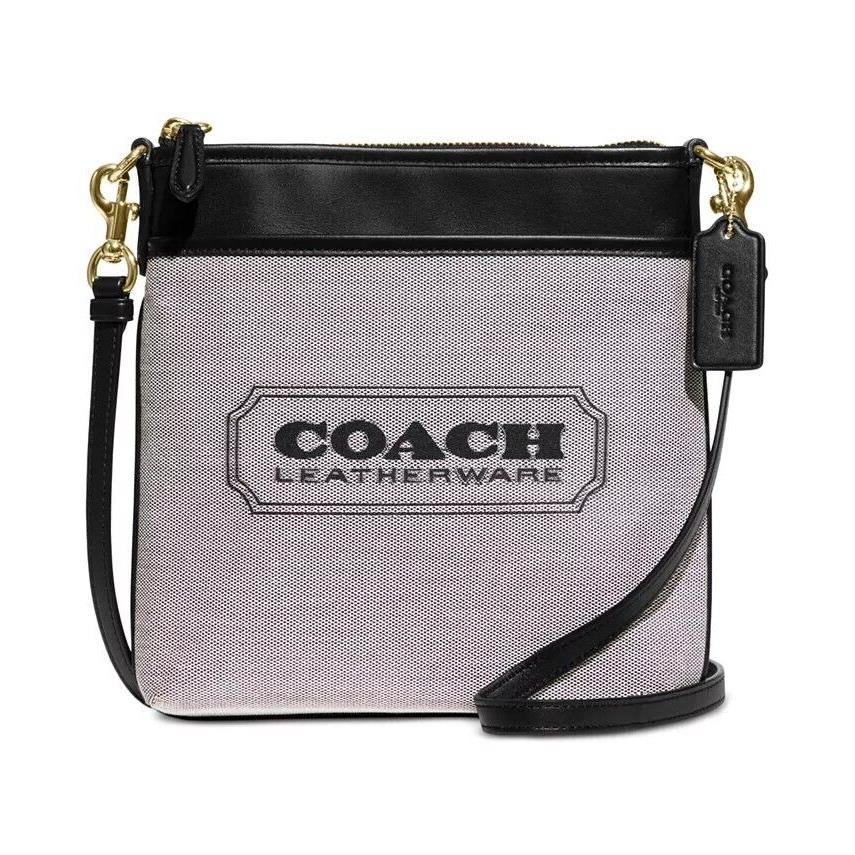 Coach Jacquard Badge Kitt Crossbody Bag CC970