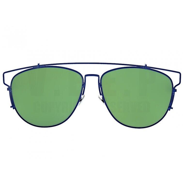 Dior sunglasses TVCAF - White/Blue Frame, Green Lens