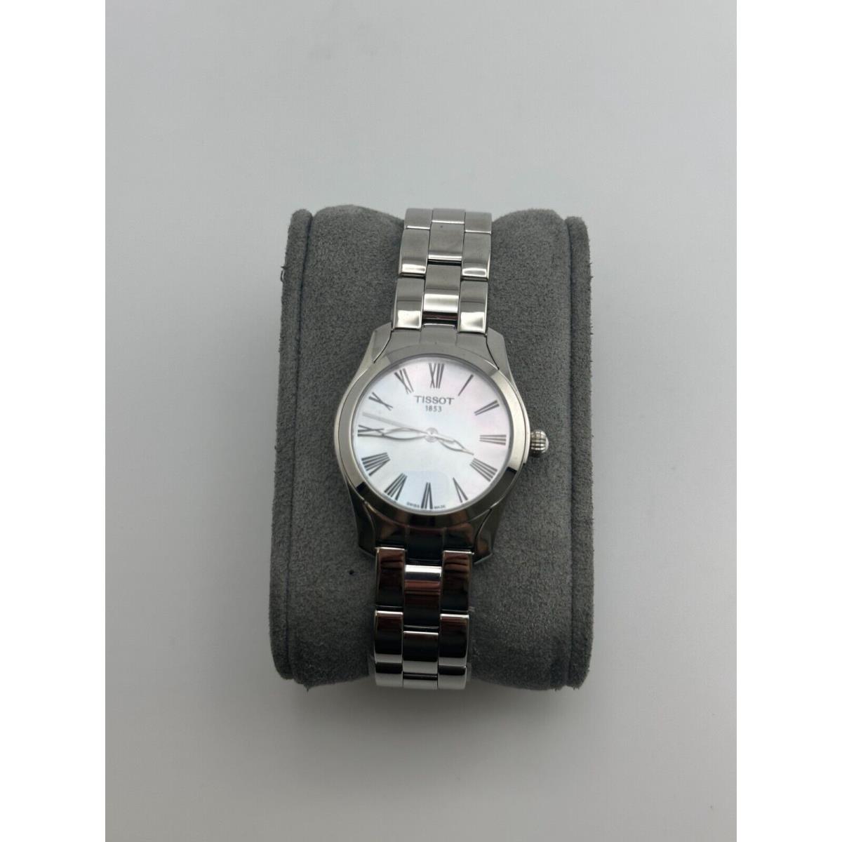 Tissot T112.210.11.113.00 Women`s Watch Steel Band Analog - Dial: White, Band: Silver, Bezel: Silver