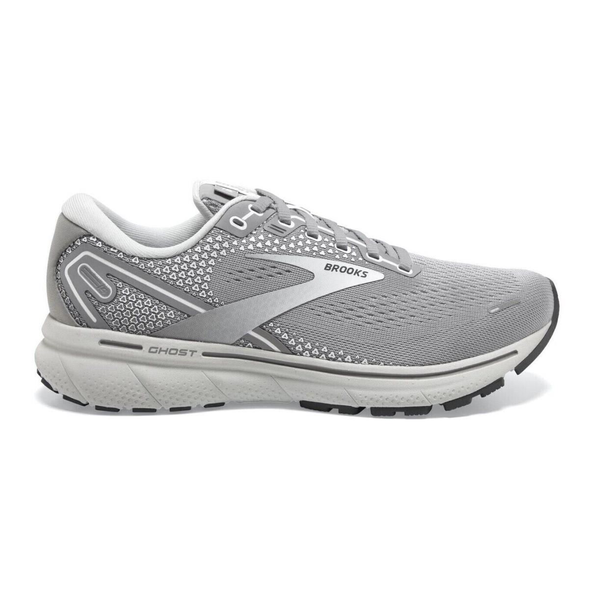 Women`s Brooks Ghost 14 Alloy Primer Gray Oyster Cushion Neutral Running Shoes