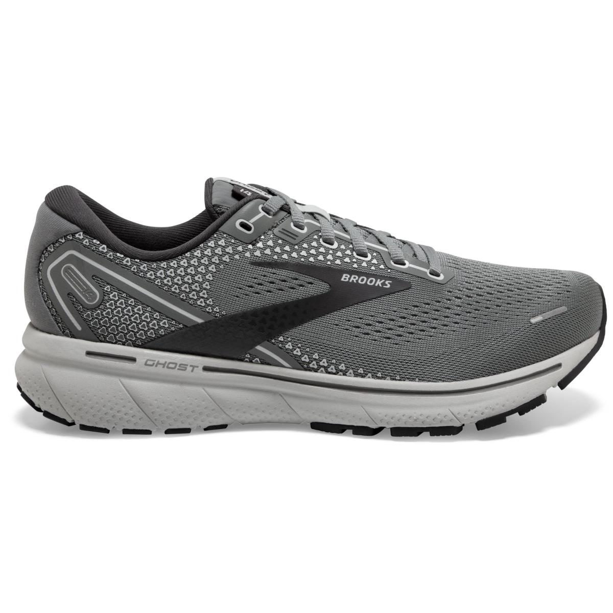 Brooks Ghost 14 Mens Road-running Shoes Grey/Alloy/Oyster