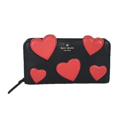 Kate Spade PWRU6138 Be Mine Heart Leather Wallet Best Valentine Gift