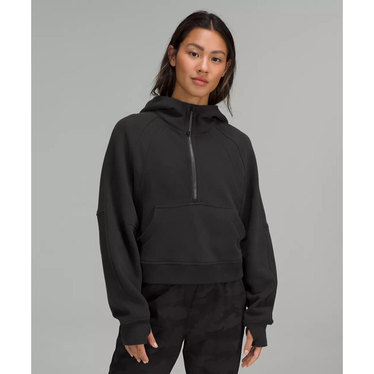 Lululemon Scuba Oversized Half-zip Hoodie - Retail Black