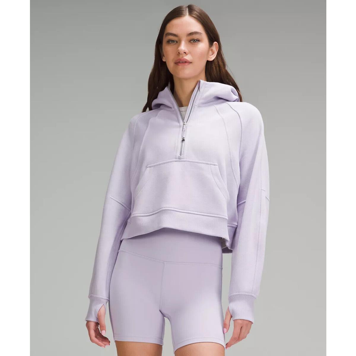 Lululemon Scuba Oversized Half-zip Hoodie - Retail Lilac Ether