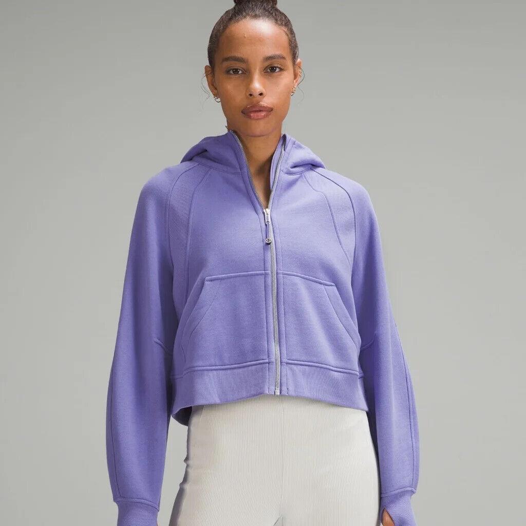 Lululemon Scuba Oversized Full Zip Sweater - Retail Dark Lavender