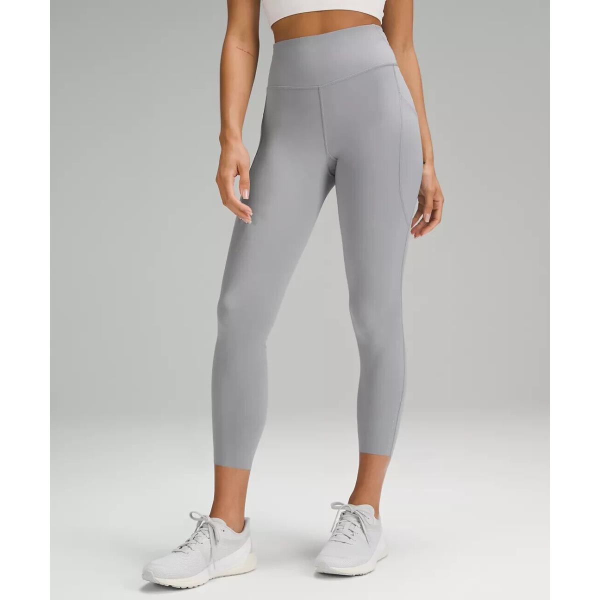 Lululemon Fast Free High Rise Tight 25 Inseam Retail Rhino Grey