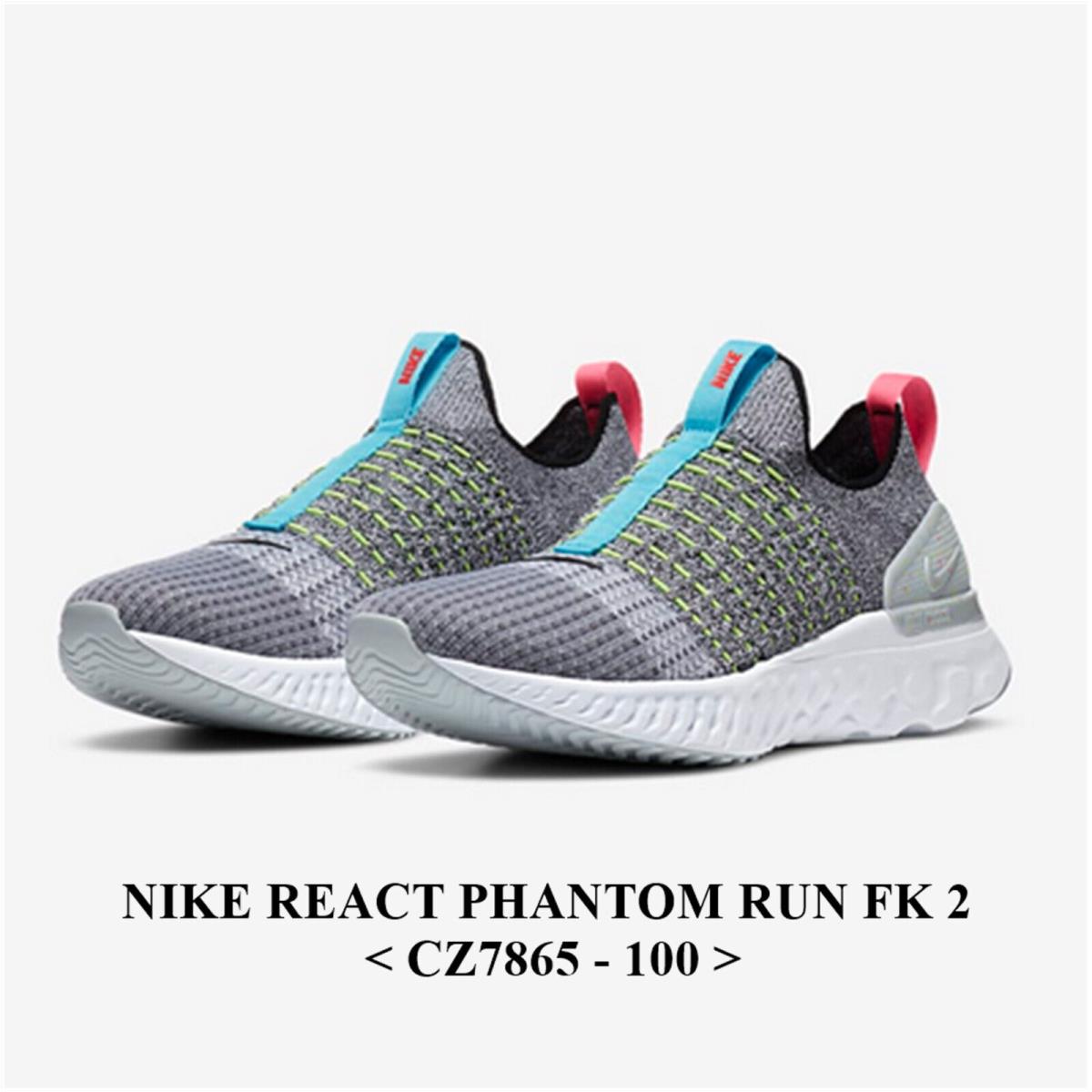 Nike React Phantom Run FK 2 CZ7865 - 100 Men`s Running Shoes