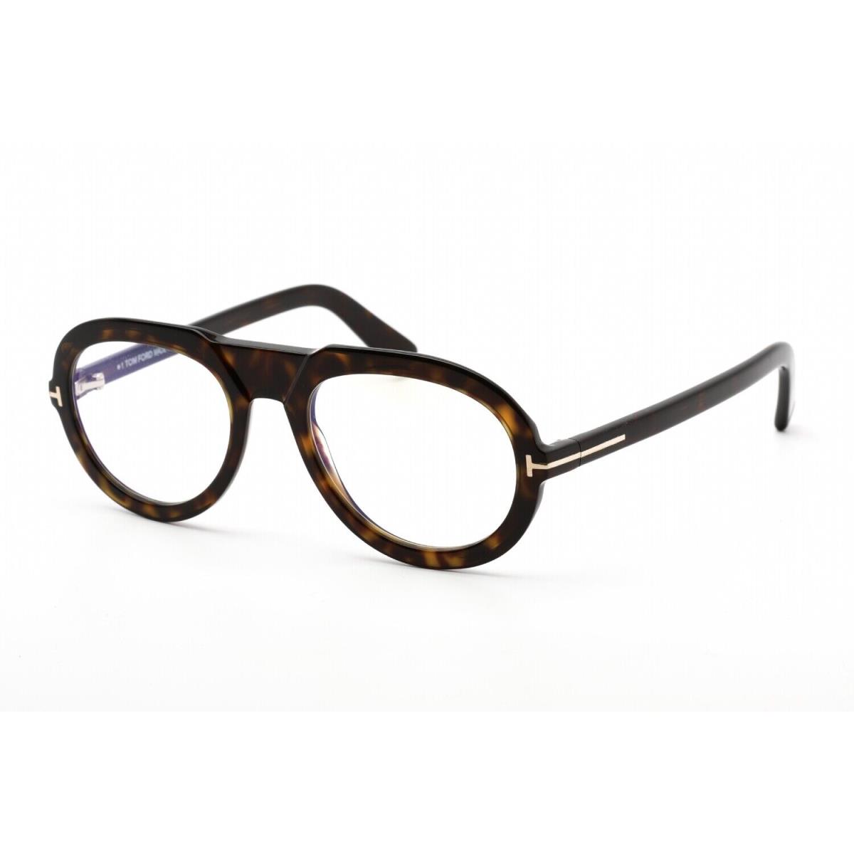 Tom Ford FT5756-B 052 Eyeglasses Dark Havana Clear Frame 53 Mm