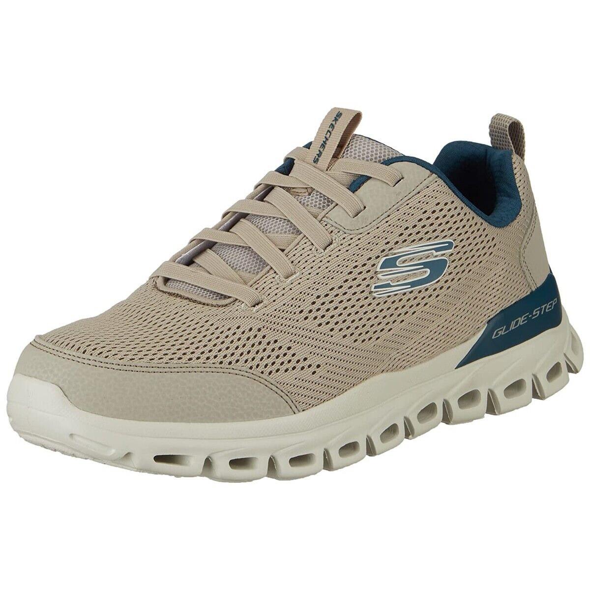 Skechers Men`s Glide Step Sneaker Shoe - Taupe