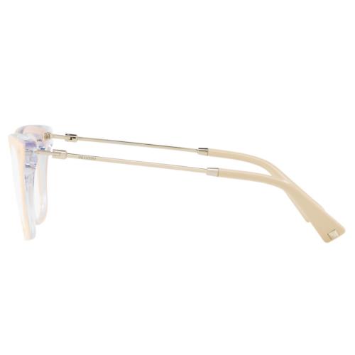Valentino eyeglasses  - Frame: Top Poudre Beige On Crystal 0