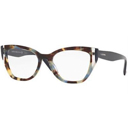 Valentino Eyeglasses VA 3029 - 5068 Brown/blue W/demo Lens 53mm