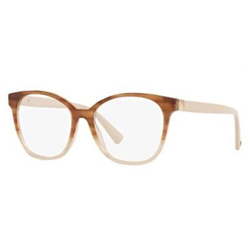 Valentino Eyeglasses VA 3064 - 5192 Light Brown Demo Lens 54mm