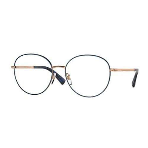 Valentino Eyeglasses VA 1025-3031 Blue/rose Gold W/demo 52mm